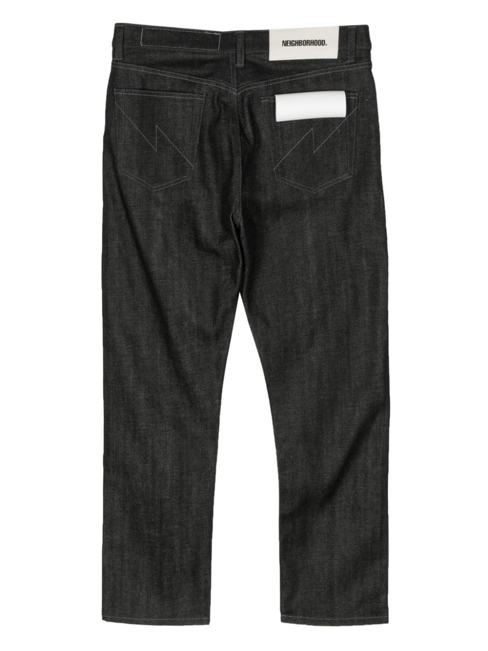 Neighborhood straight-leg cotton jeans - Zwart