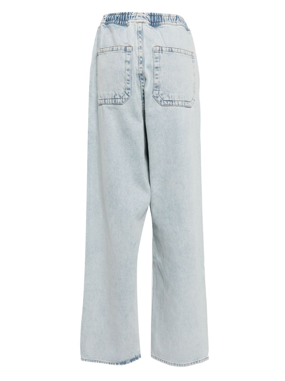 Y/Project wide-leg organic cotton jeans - Blauw