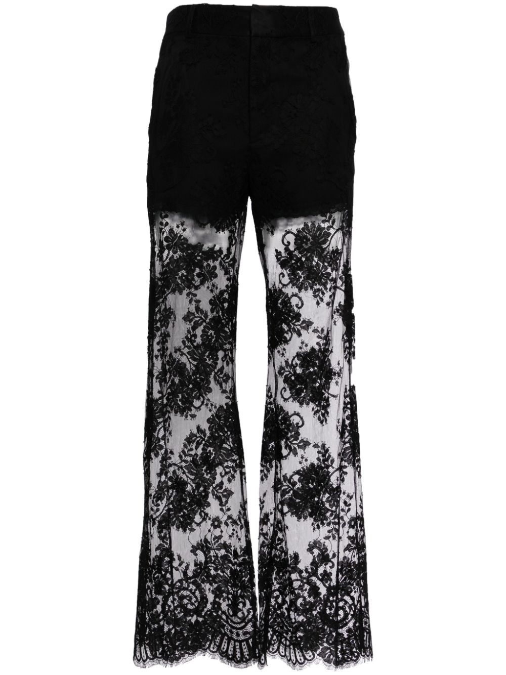 Monse floral lace pants - Zwart