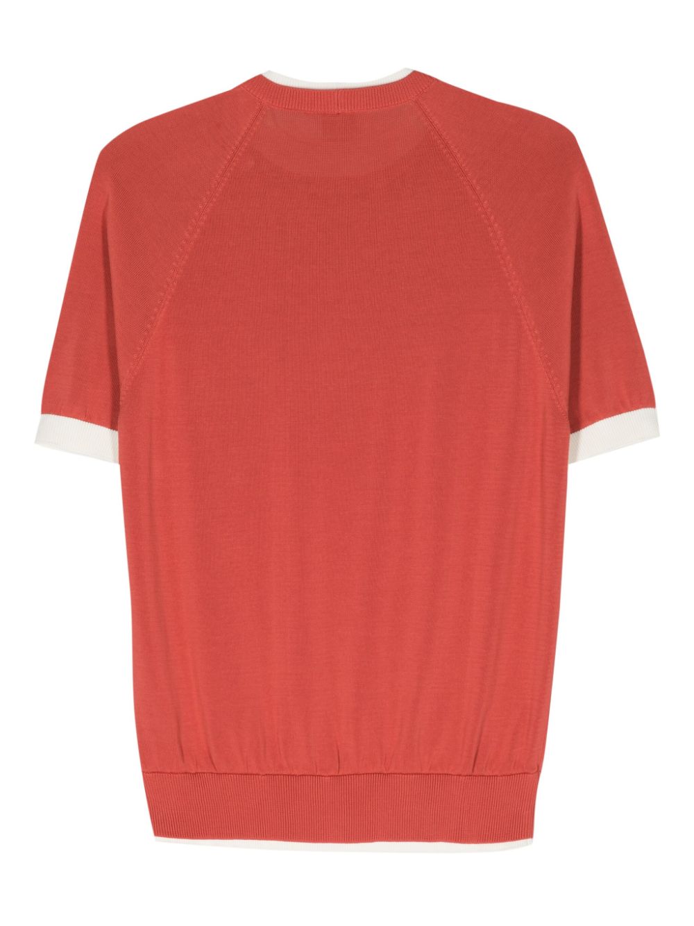 Eleventy layered cotton jumper - Oranje