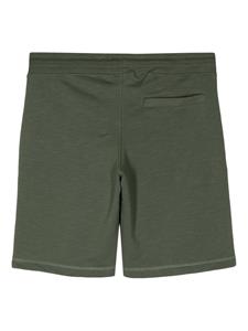 PS Paul Smith embroidered-logo organic cotton shorts - Groen