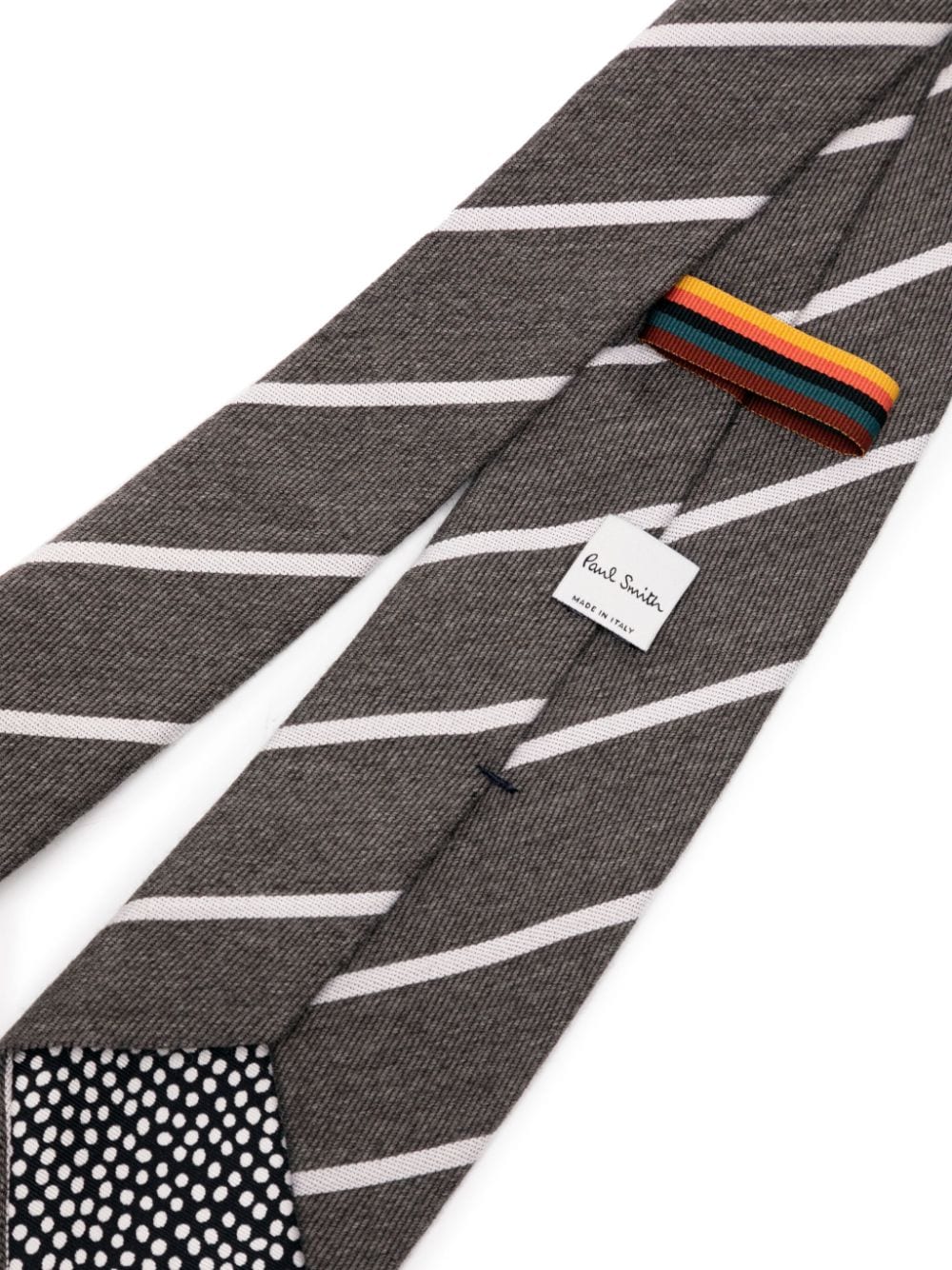 Paul Smith striped wool-blend tie - Bruin