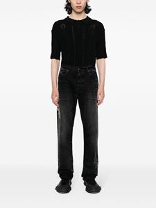 AMIRI Straight jeans met logo - Zwart