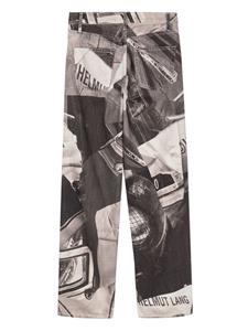 Helmut Lang all-over photographic-print jeans - Zwart