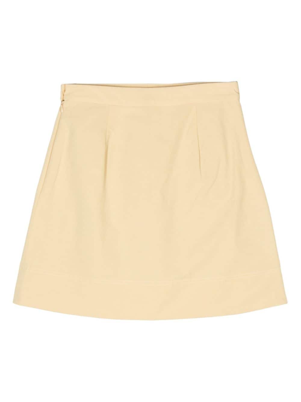 ASPESI Abigayle mini skirt - Geel