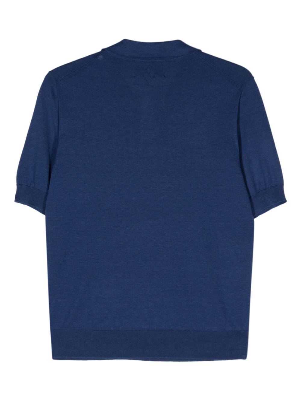 Ballantyne silk-blend polo shirt - Blauw