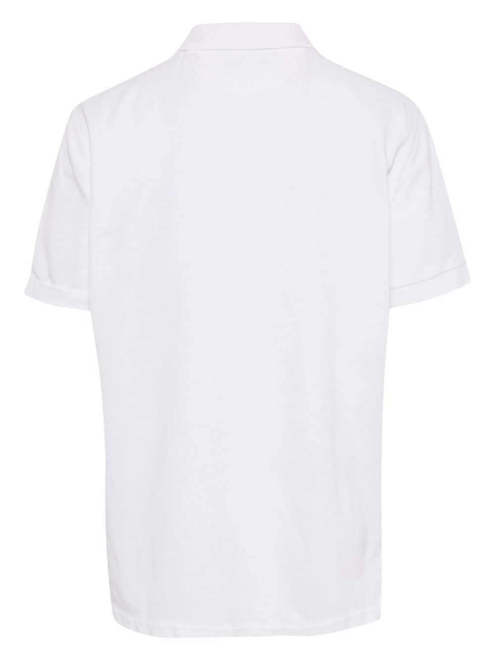 TOM FORD short-sleeved cotton polo shirt - Wit