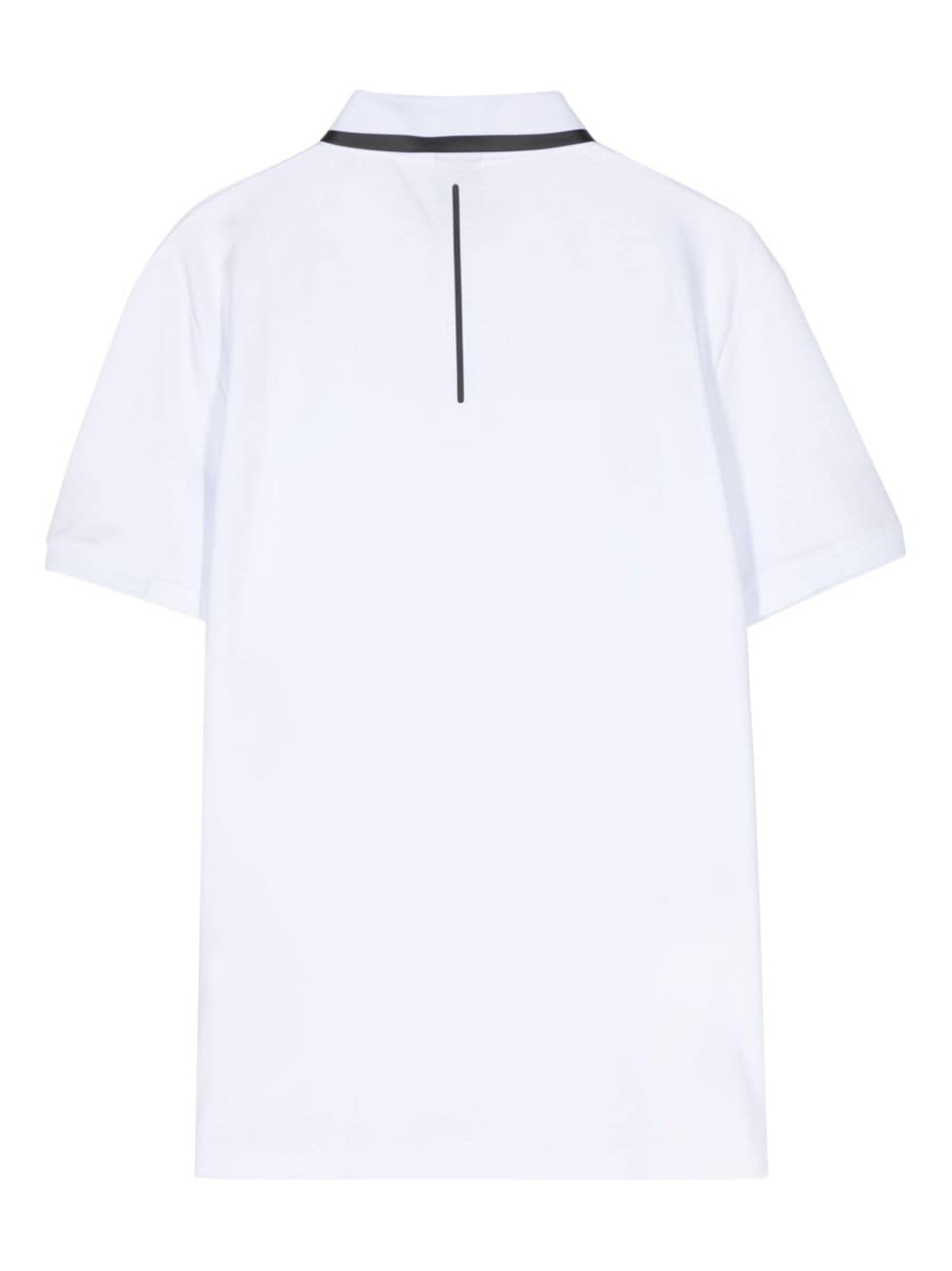 Hackett Poloshirt met logoprint - Wit