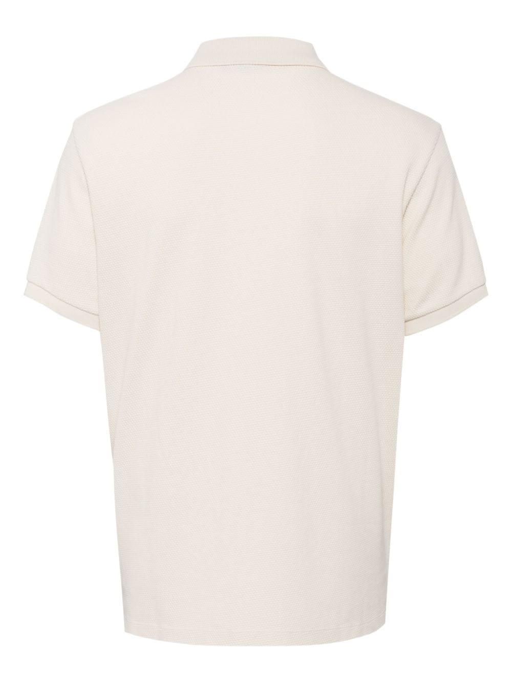Barbour Albury zip-neck cotton polo shirt - Beige