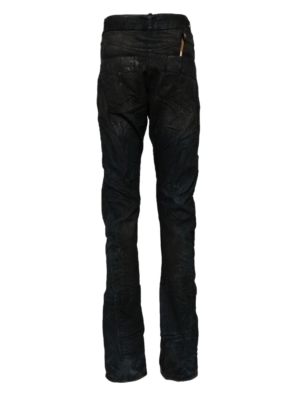 Boris Bidjan Saberi drop-crotch skinny jeans - Zwart