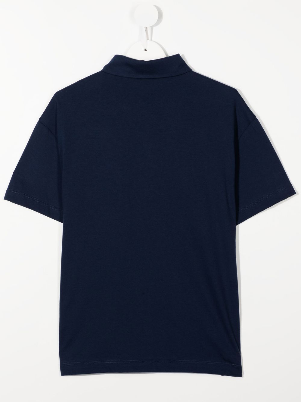 Fendi Kids Poloshirt met logoprint - Blauw