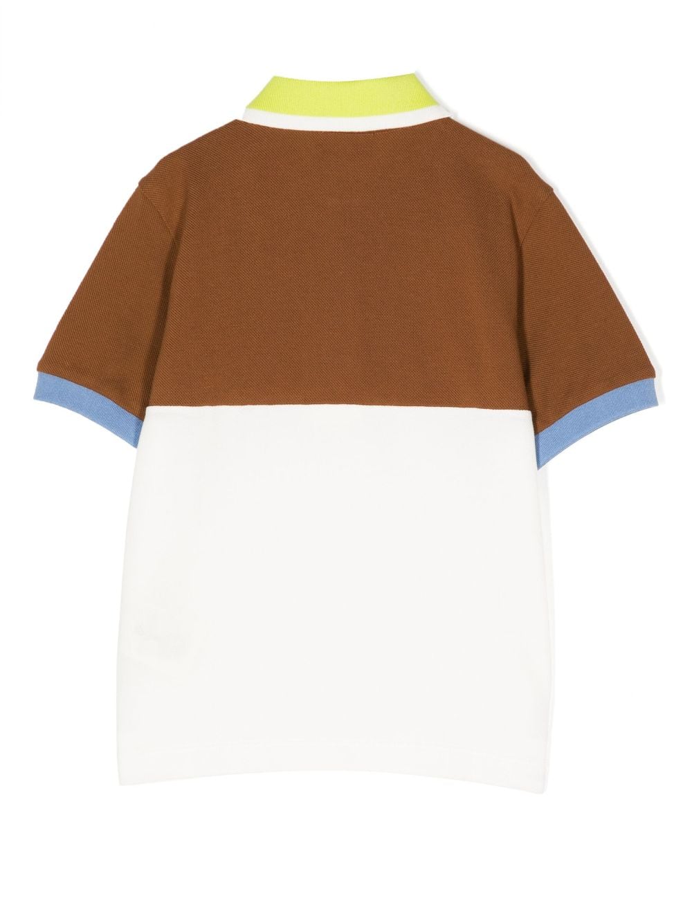 Fendi Kids Poloshirt met colourblocking - Wit