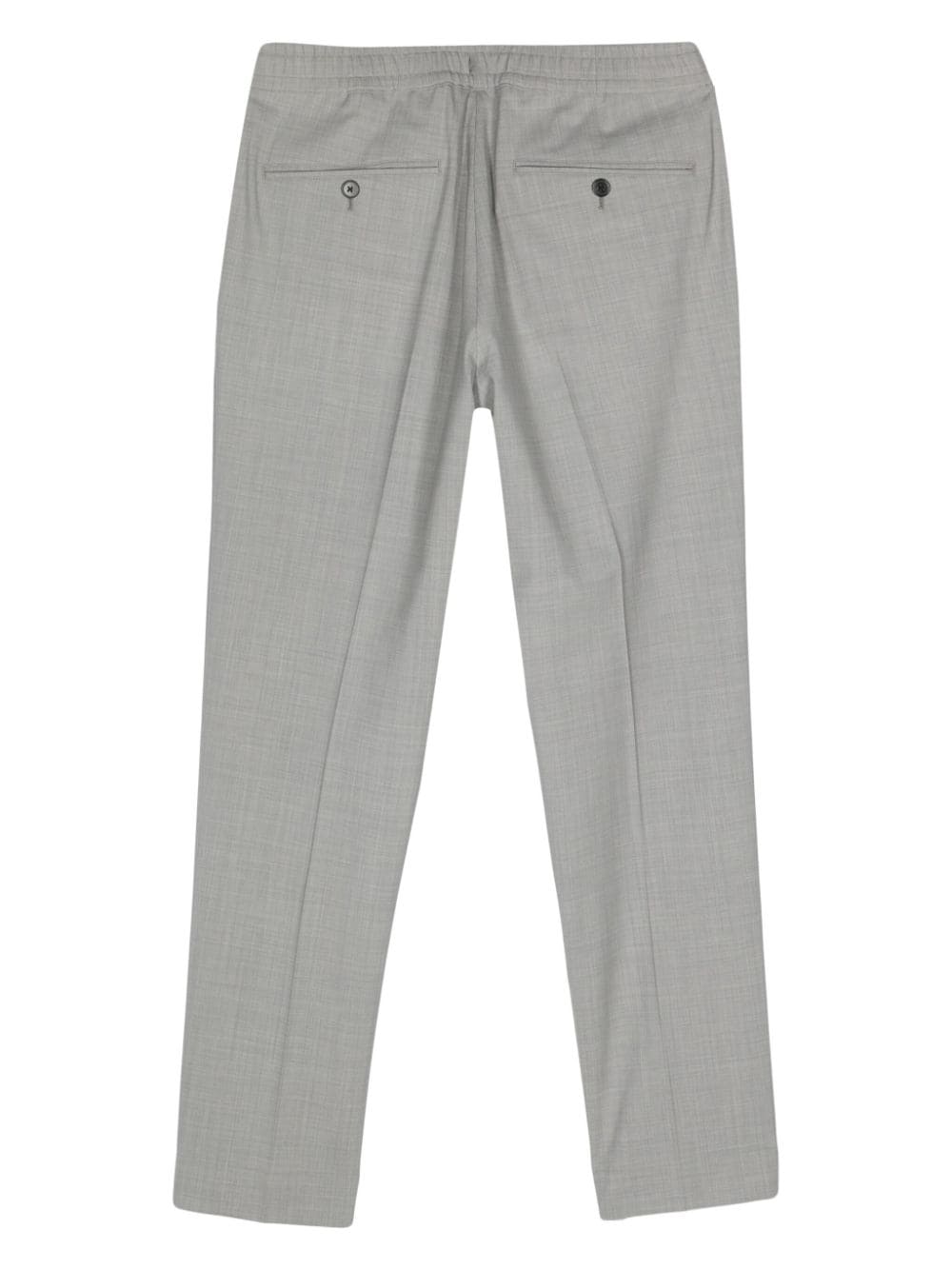 Theory Larin mélange tapered trousers - Grijs