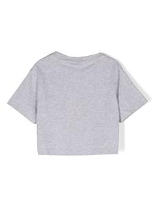 Fendi Kids T-shirt met logoprint - Grijs