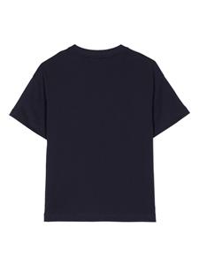 Fendi Kids T-shirt met logoprint - Blauw