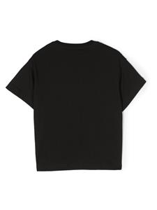 Fendi Kids T-shirt met FF-jacquard - Zwart