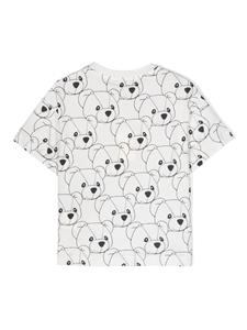 Fendi Kids Katoenen T-shirt - Wit