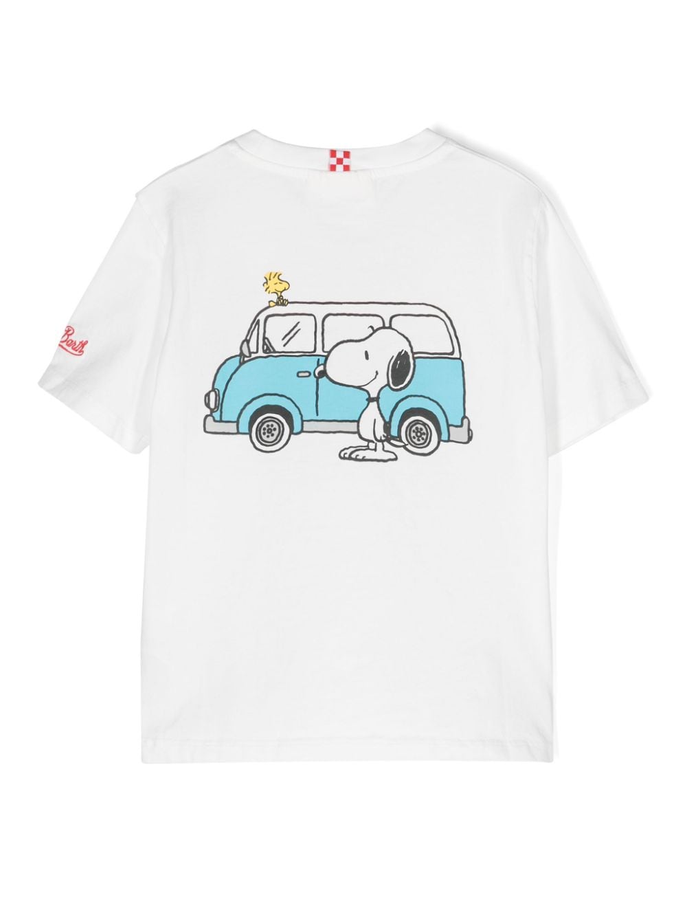 MC2 Saint Barth Kids x PEANUTS™ Snoopy Van-print T-shirt - Wit