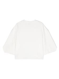 Fendi Kids Sweater met geborduurd logo - Wit