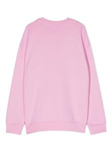 Fendi Kids Sweater met logoprint - Roze