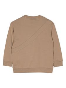 Fendi Kids Sweater met FF-patroon - Bruin