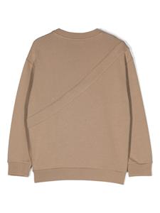 Fendi Kids Sweater met FF-patroon - Beige