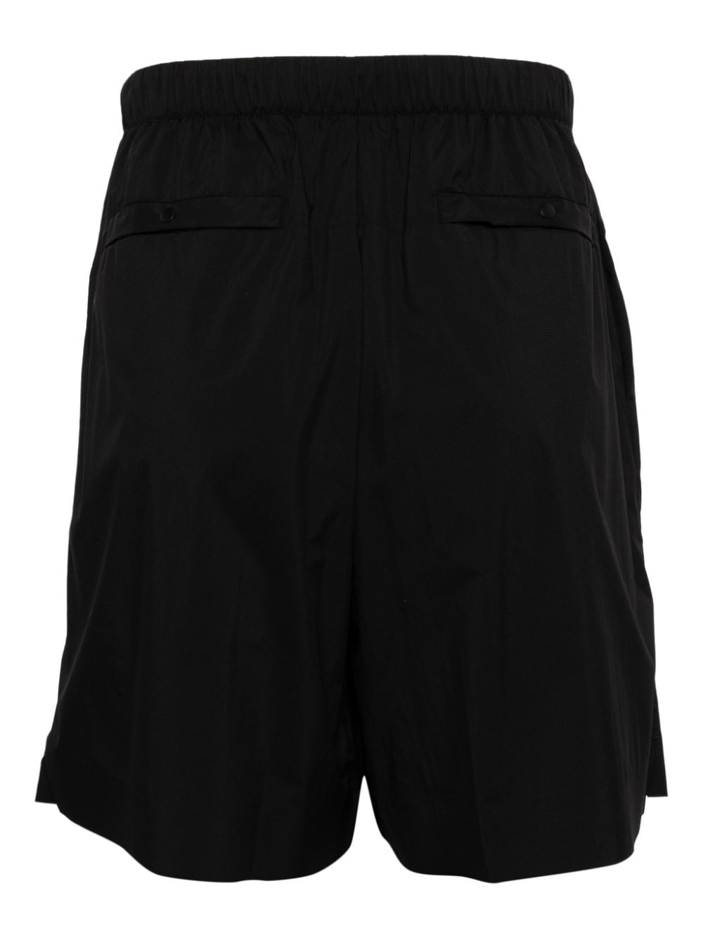 CROQUIS elasticated-waistband bermuda shorts - Zwart
