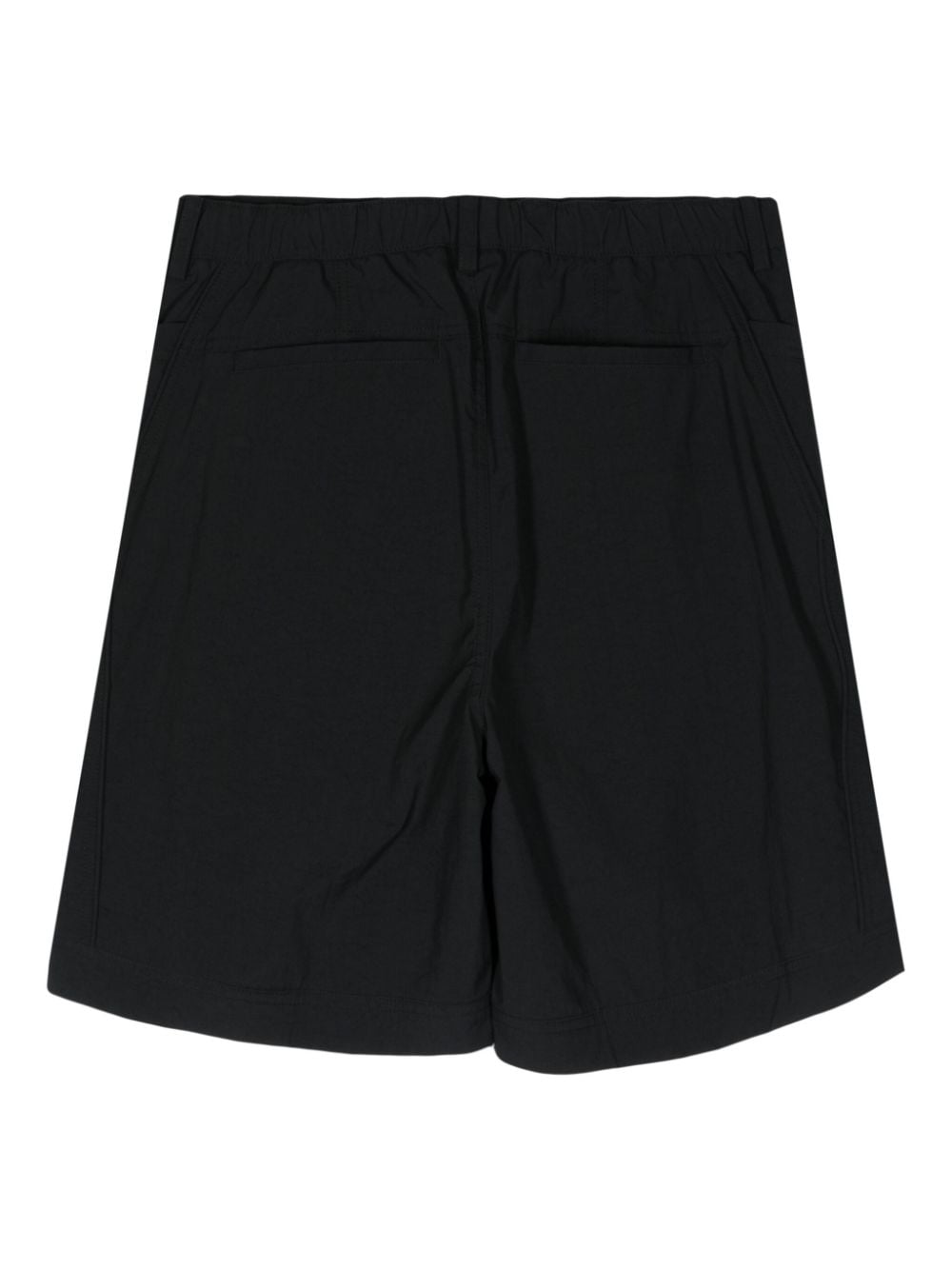 Juun.J zip-pocket panelled shorts - Zwart