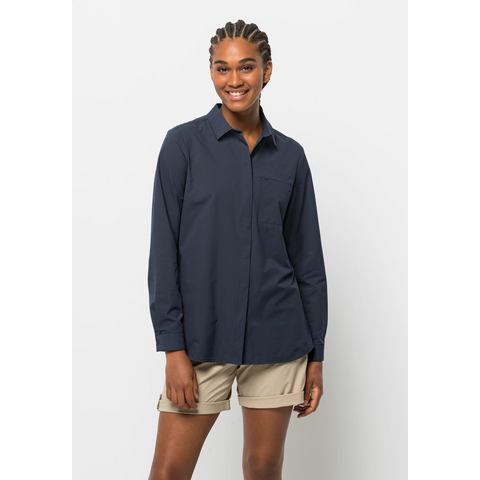 Jack Wolfskin Outdoorblouse LIGHT WANDER LS SHIRT W