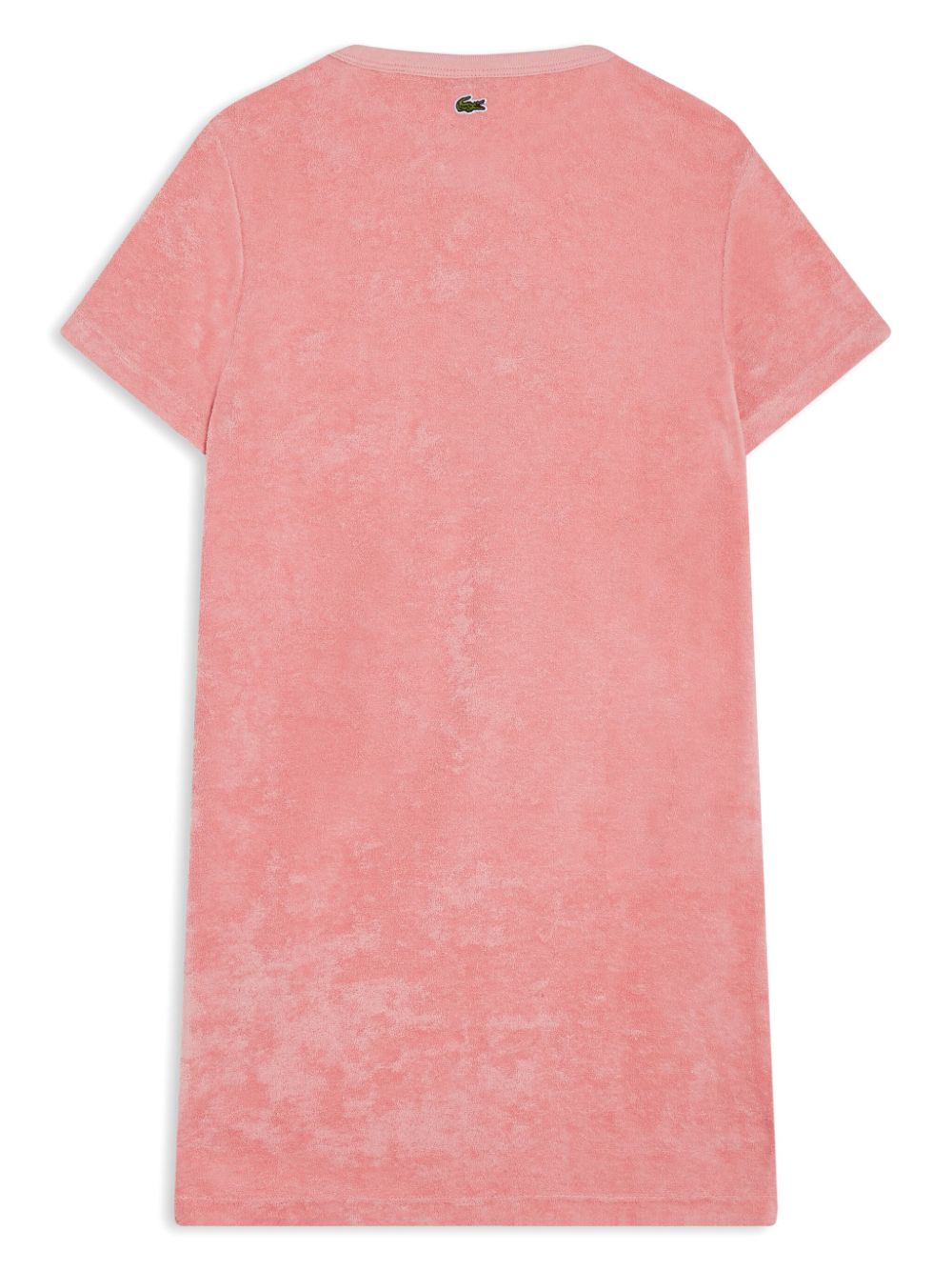 Lacoste T-shirtjurk met logoprint - Roze