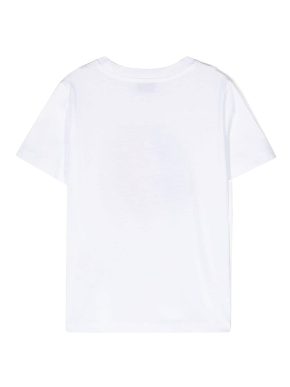 Moncler Enfant logo-print cotton T-shirt - Wit