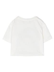 Fendi Kids T-shirt met print - Wit