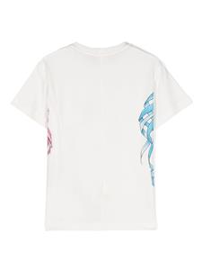 Fendi Kids T-shirt met logoprint - Wit