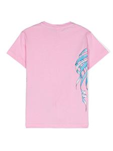 Fendi Kids T-shirt met grafische print - Roze