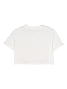 Fendi Kids T-shirt met logoprint - Wit