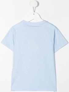 Fendi Kids T-shirt met geborduurd logo - Blauw