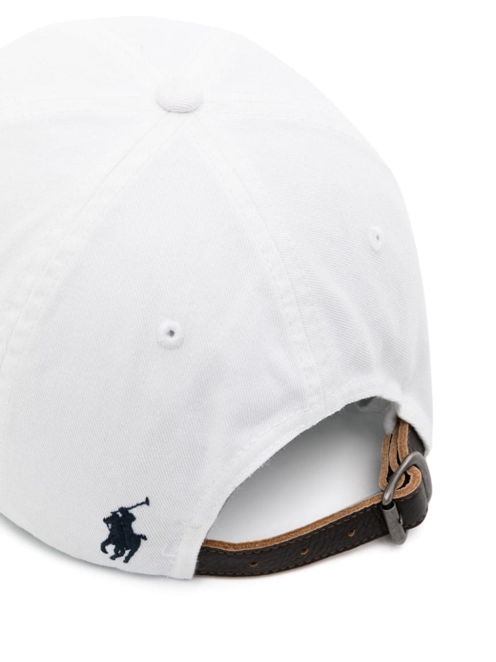 Polo Ralph Lauren flag-embroidered baseball cap - Wit