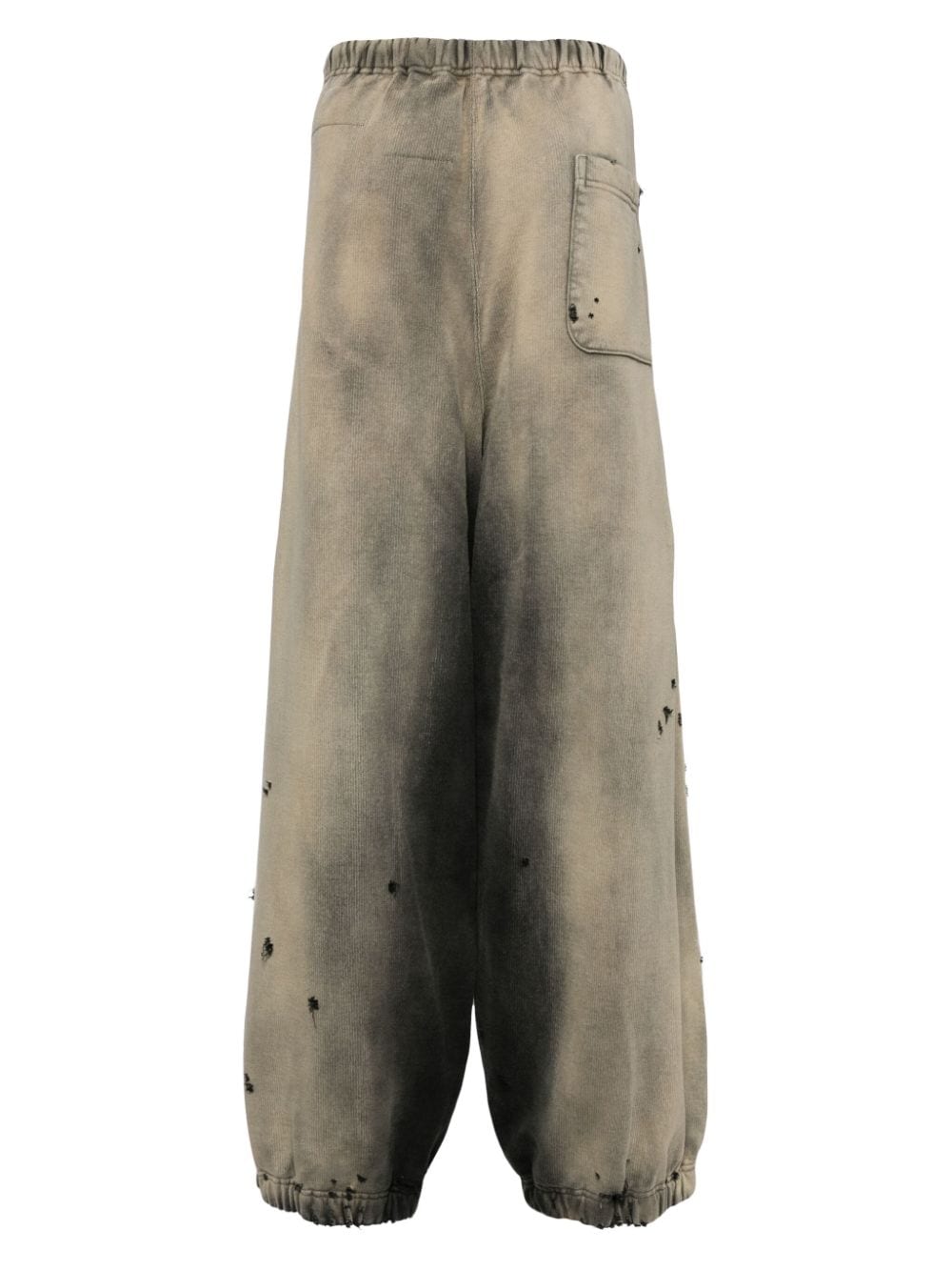 Maison MIHARA YASUHIRO bleached drop-crotch trousers - Beige