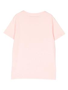 Fendi Kids T-shirt met logoprint - Roze