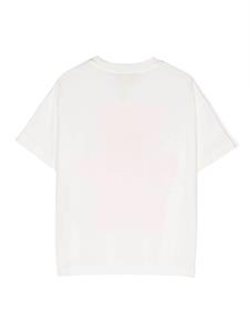 Fendi Kids T-shirt met teddybeerprint - Wit