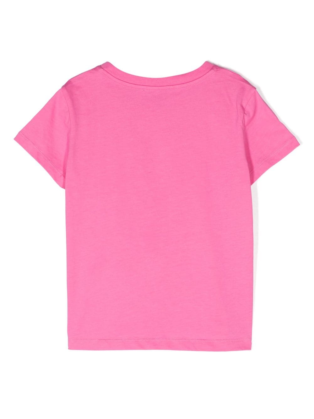 PUCCI Junior logo-appliqué cotton T-shirt - Roze