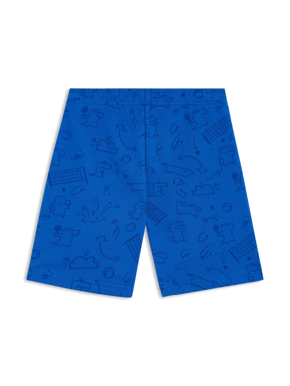 Lacoste Shorts met print - Blauw