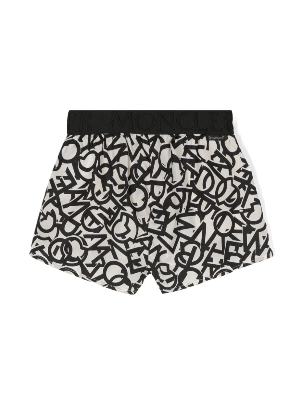 Moncler Enfant logo-print shorts - Beige