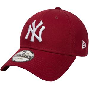 New era 9FORTY New York Yankees MLB League Essential Cap, Mens burgundy Cap
