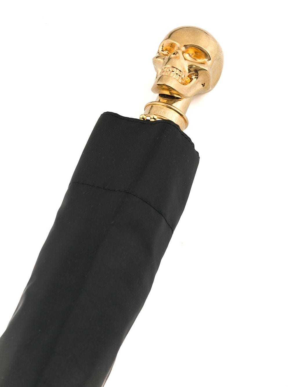 Alexander McQueen Paraplu met doodskop - Zwart