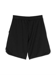 Fendi Kids Shorts met logopatch - Zwart