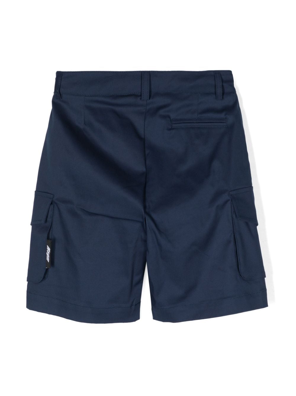 MSGM Kids cargo-pocket bermuda shorts - Blauw