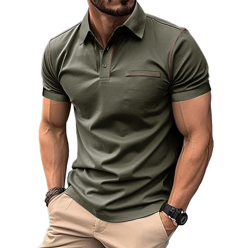 Phoca largha Men's Athletic Fit Polo Shirts Short Sleeve Casual Workout Running Collared Shirts Summer Sports Jersey Golf T-Shirts Moisture-Wicking Tennis Shirts