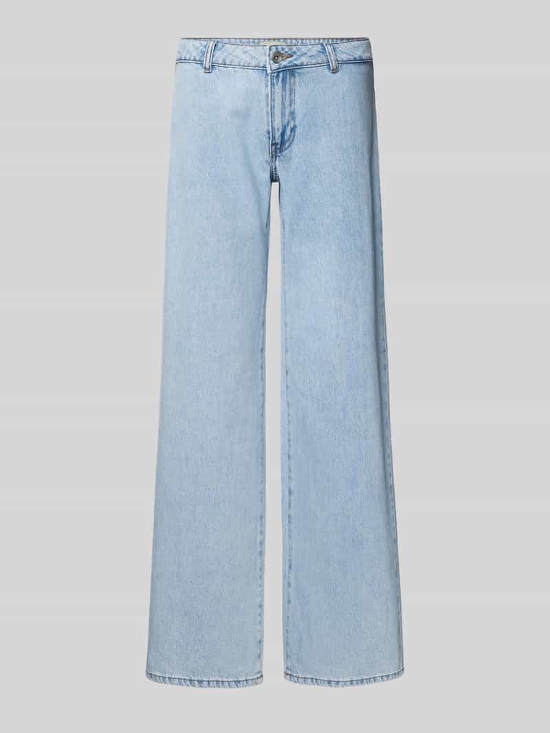 Only Wide fit jeans met knoopsluiting, model 'KANE'