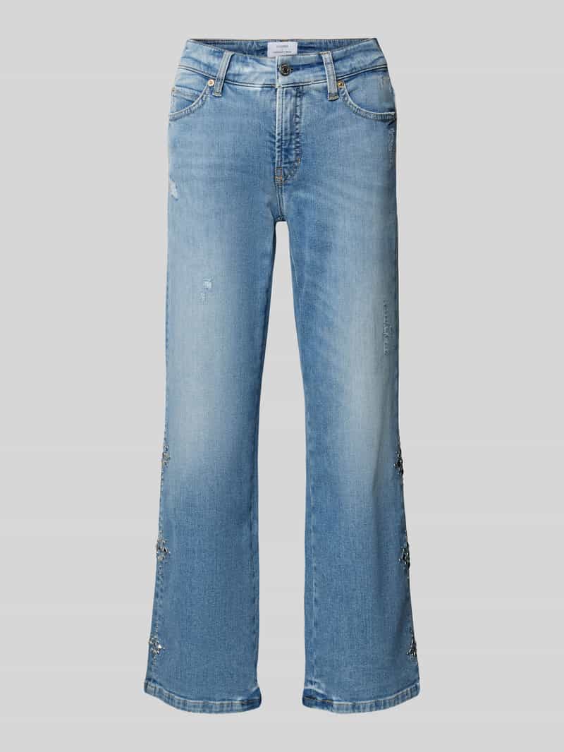 CAMBIO Regular fit jeans met verkort model, model 'FRANCESCA'